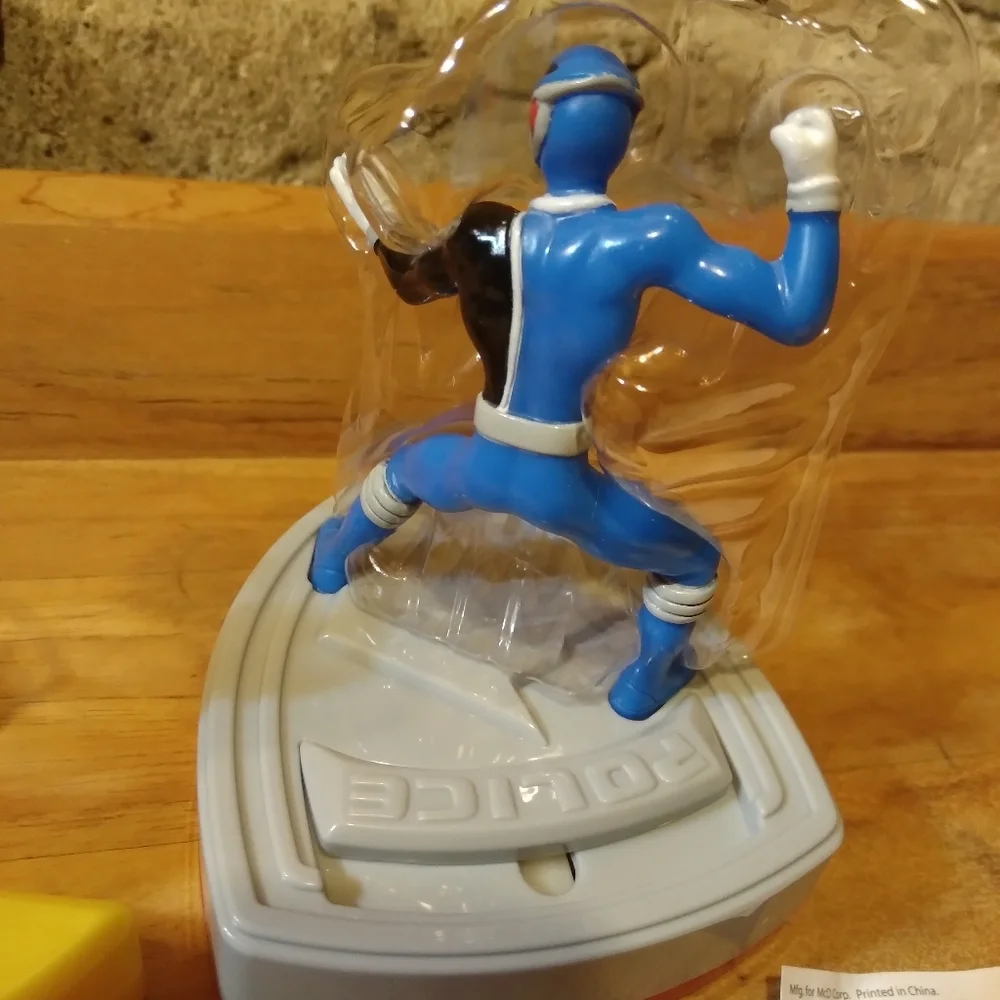 Vintage McDonald's Power Rangers pog launcher toys with pogs new sealed packages
